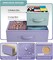 Sorbus Dresser with 5 Drawers - Storage Chest Organizer Unit with Steel Frame, Wood Top, Easy Pull Fabric Bins - Long Wide TV Stand for Bedroom Furniture, Hallway, Closet & Office Organization